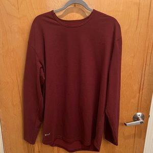 BYLT Blend Long sleeve shirt size XL. (Blue striped and red based)